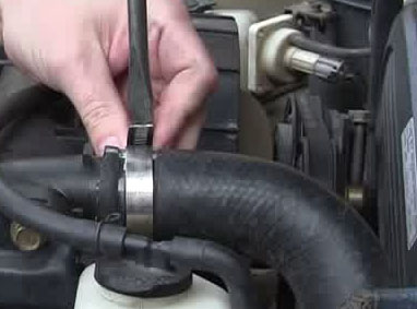 radiator hose leak