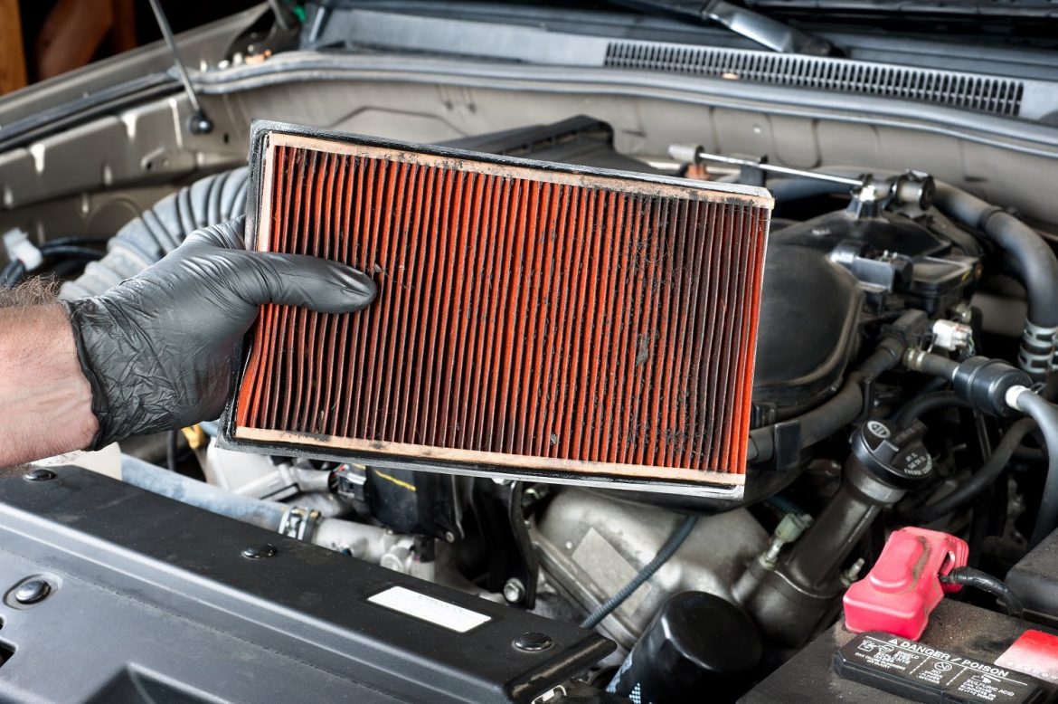 changing an engine air filter